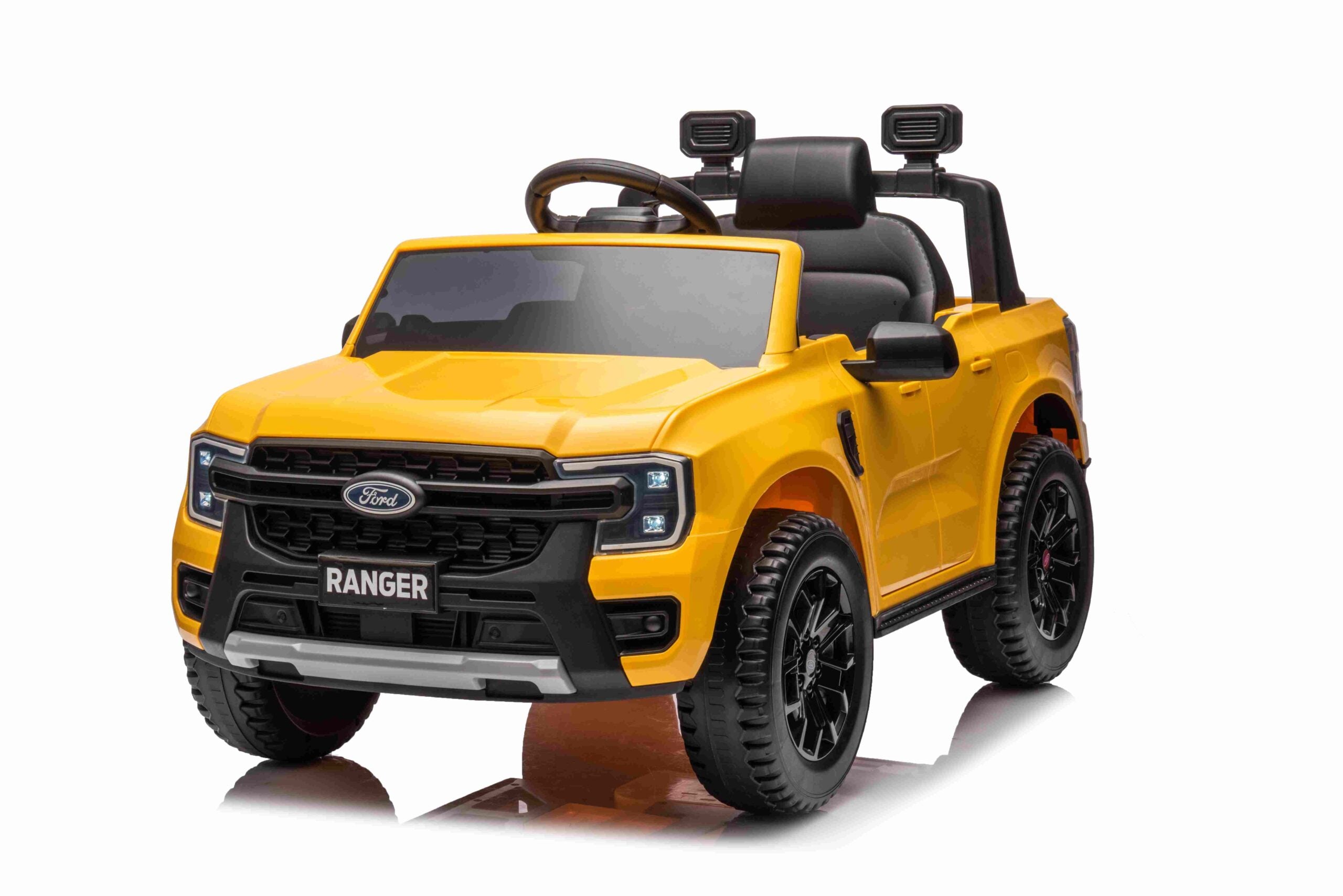 Licencirani auto na akumulator Ford Ranger LIFT - žuti