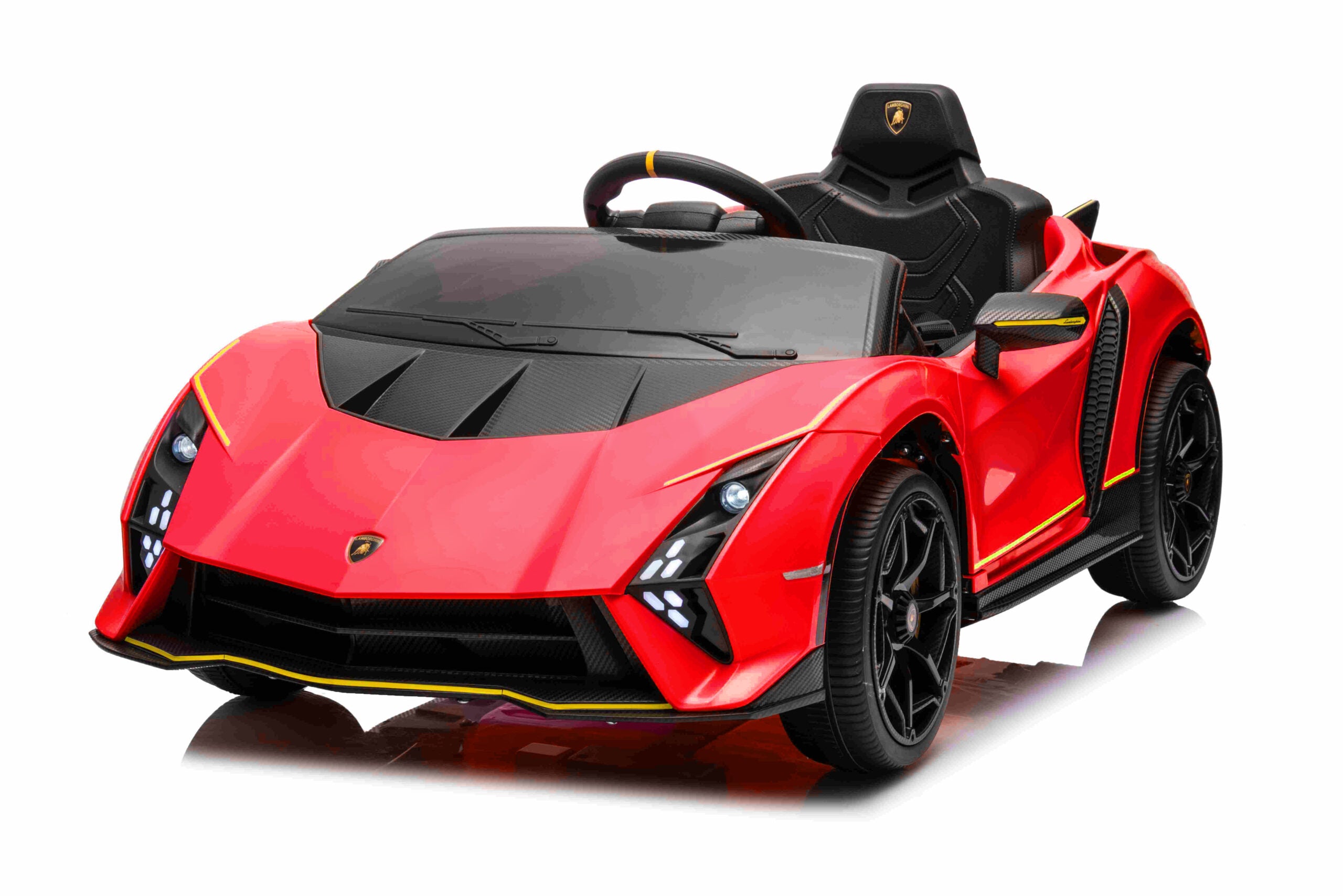 Licencirani auto na akumulator Lamborghini Invencible - crveni