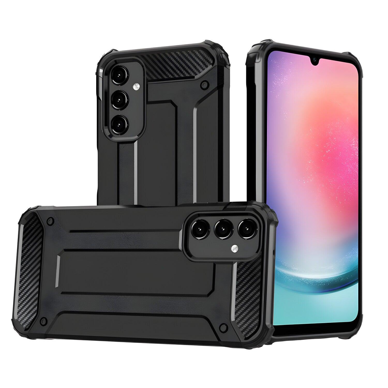 Futrola Hybrid Armor za Samsung Galaxy A24 4G - Crna KP28051