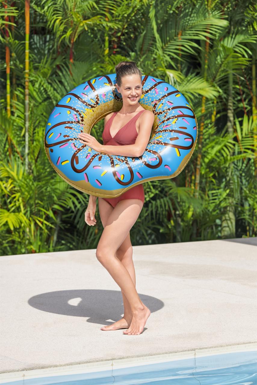 Luftić za plivanje BestWAY Donut - plavi