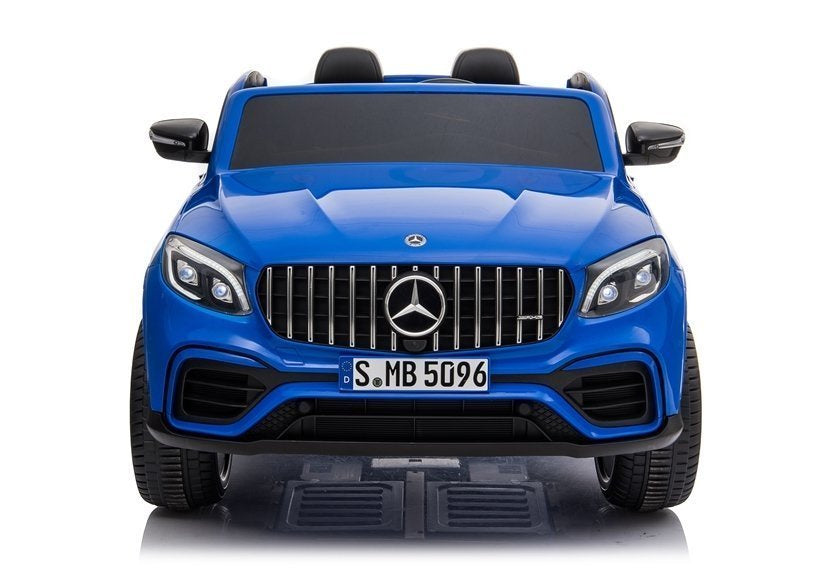 Licencirani auto na akumulator Mercedes GLC 63S QLS MP4 - dvosjed - plavi/lakirani