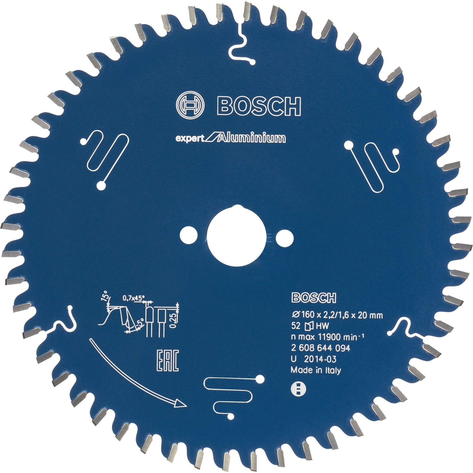 Bosch ‎2608644107 oštrica za kružnu pilu 23,5 cm 1 kom