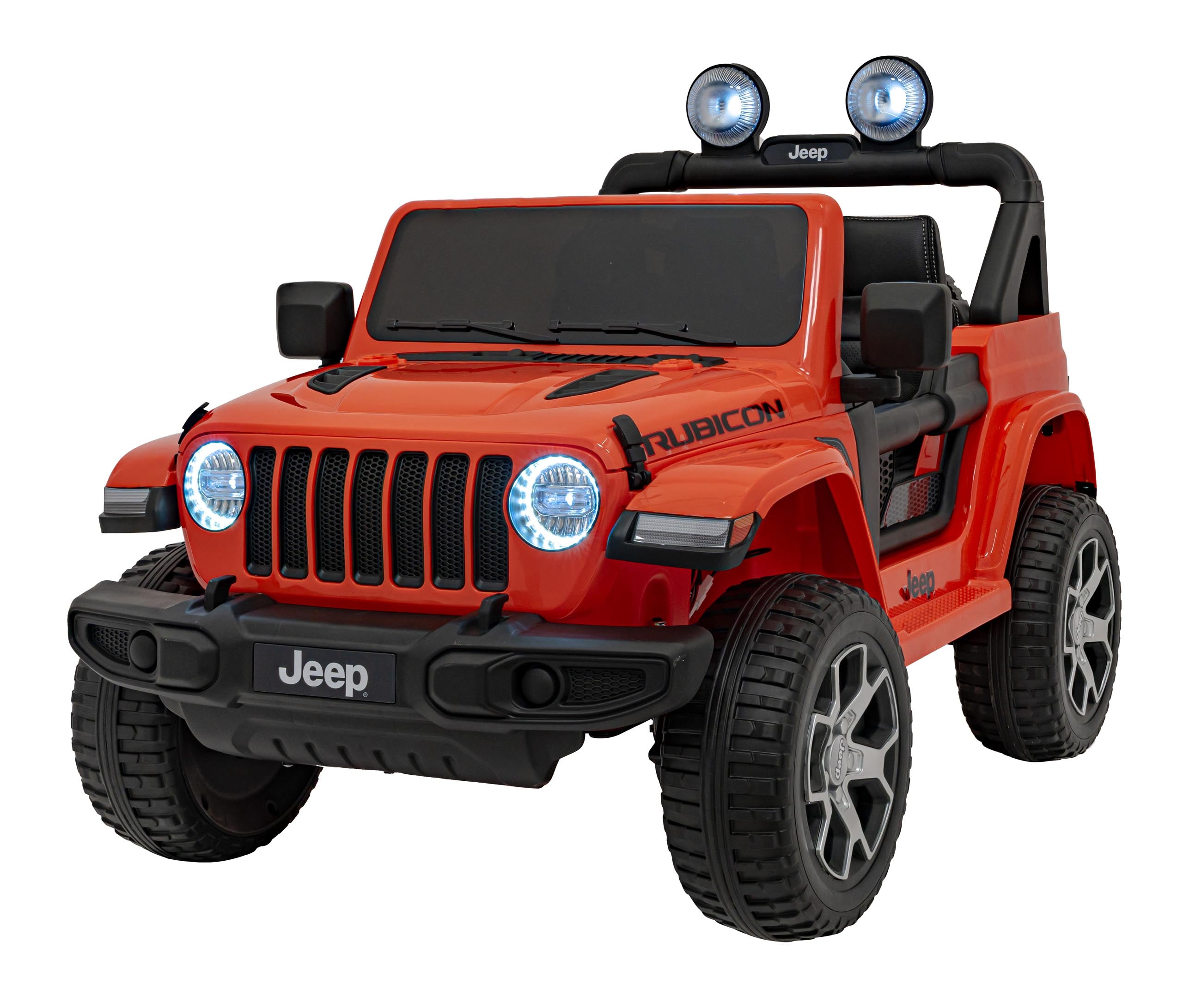 Licencirani auto na akumulator Jeep Wrangler Rubicon 4x4 - narančasti