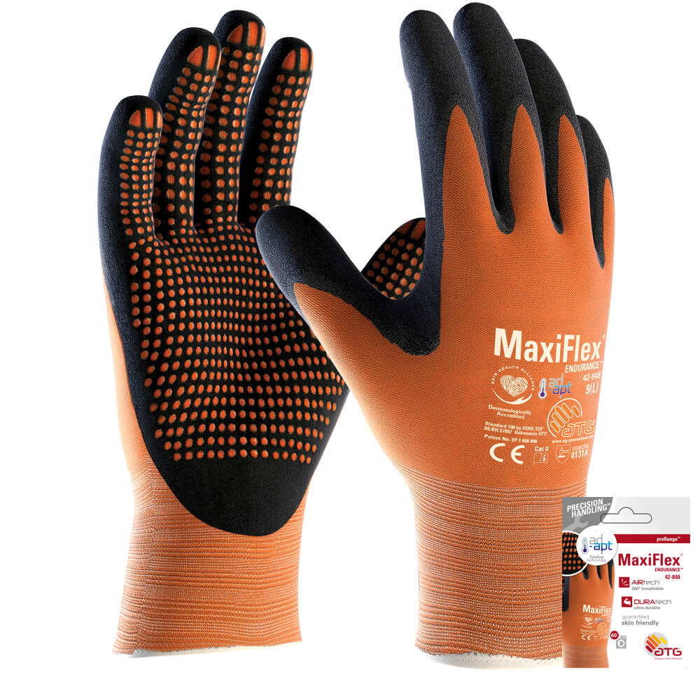 ATG rukavica MaxiFlex Endurance premaz preko dlana AD-APT