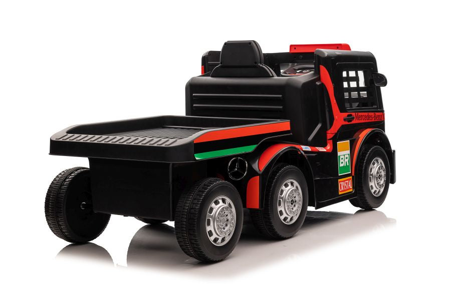 Kamion na akumulator Mercedes XMX622B - crveni