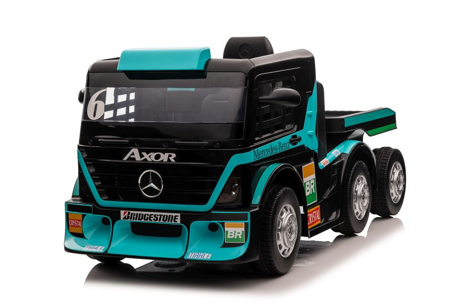 Kamion na akumulator Mercedes XMX622B - plavi