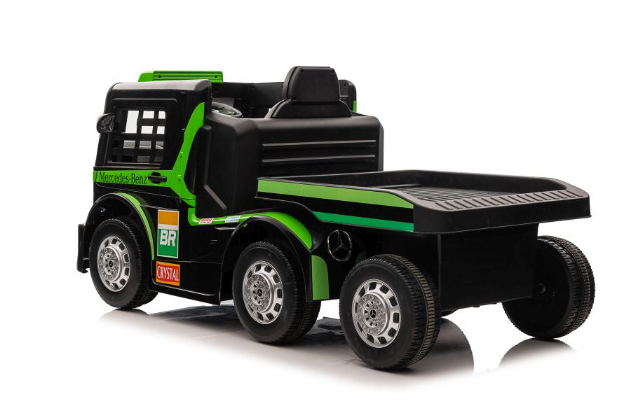 Kamion na akumulator Mercedes XMX622B - zeleni
