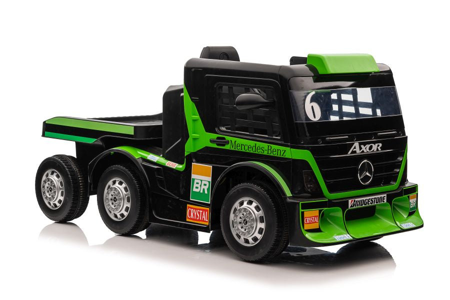 Kamion na akumulator Mercedes XMX622B - zeleni