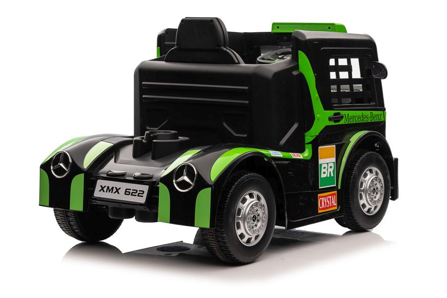 Kamion na akumulator Mercedes XMX622 - Zeleni
