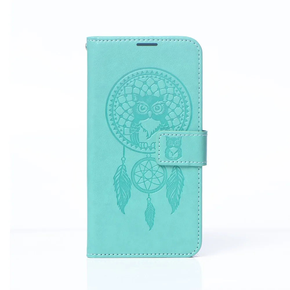 Forcell MEZZO preklopna torbica za XIAOMI Redmi 9C / Redmi 9C NFC dreamcatcher zelena
