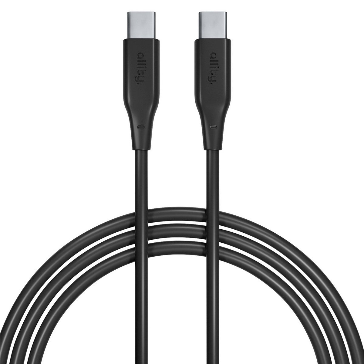 ALLITY kabel AUC-02 USB-C - USB-C 1,0 m 100W CRNI