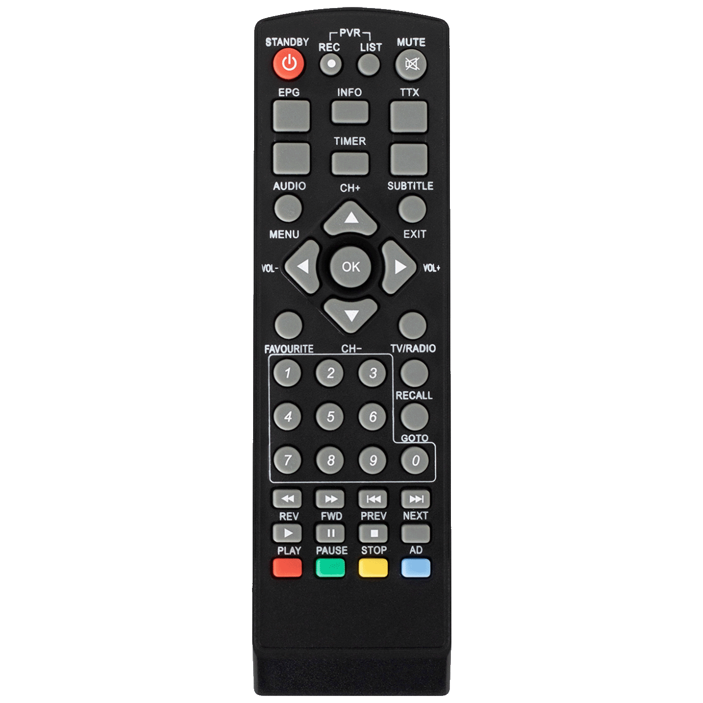 home DVB-T/T2 prijemnik, FullHD, HDMI, Scart, USB - HD2T2