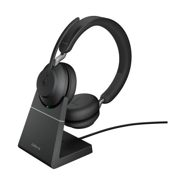 Jabra 26599-999-989 naglavne slušalice i slušalice s ugrađenim mikrofonom Bežično Obruč za glavu Ured / pozivni centar USB Tip-A Bluetooth Crno