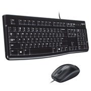 Logitech Desktop MK120 tipkovnica Miš priložen USB QWERTY Engleski Crno