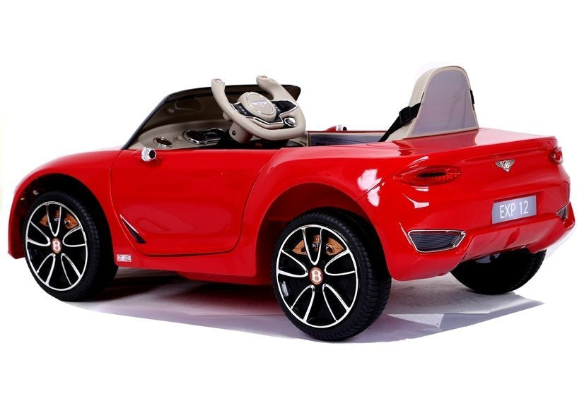 Bentley Electric Ride On Car - Red Painted