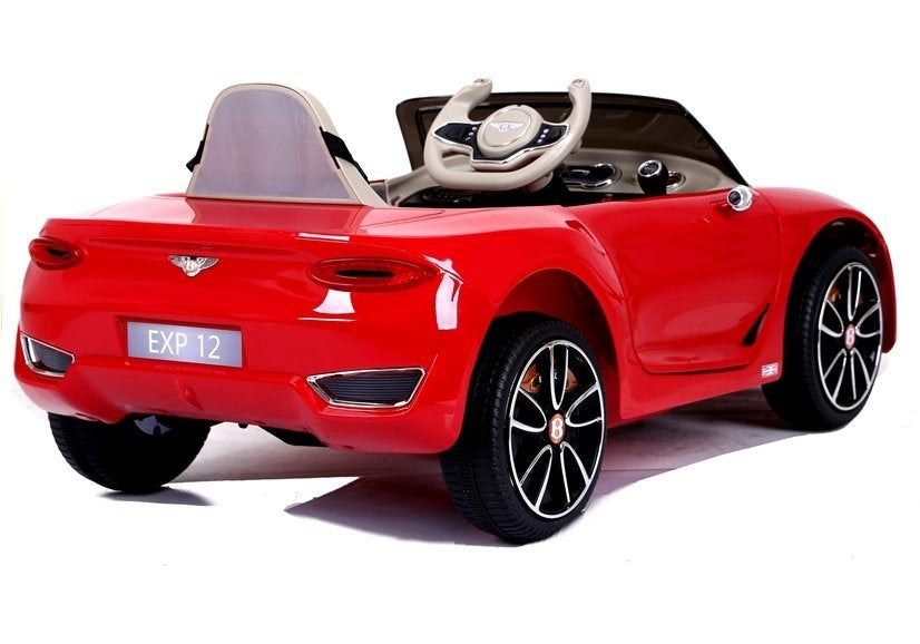 Bentley Electric Ride On Car - Red Painted
