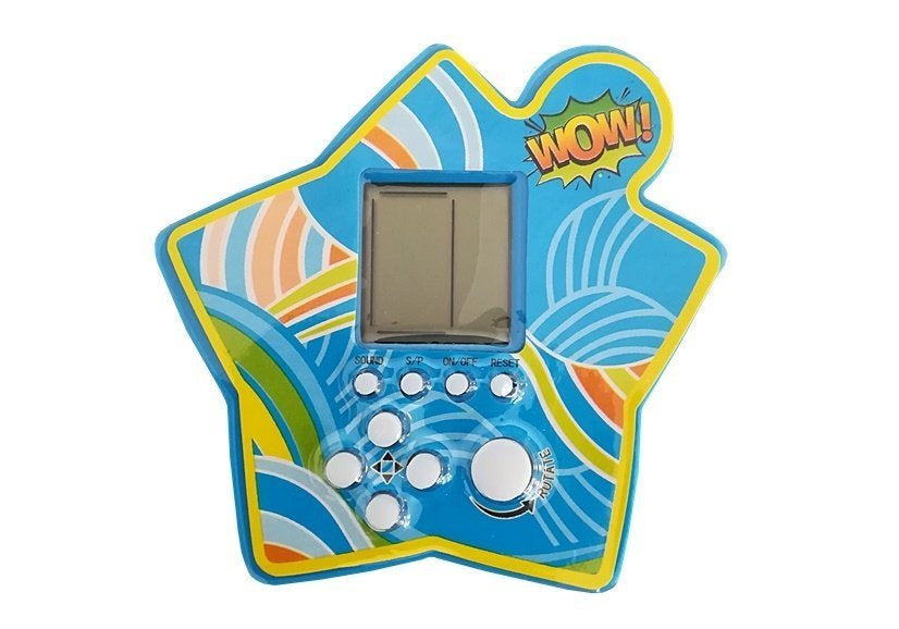 Brick Game Electronic Tetris Portable Star Blue