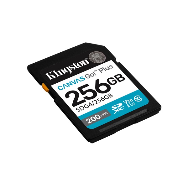Kingston Technology Canvas Go! Plus 256 GB SDXC UHS-I 10.razred