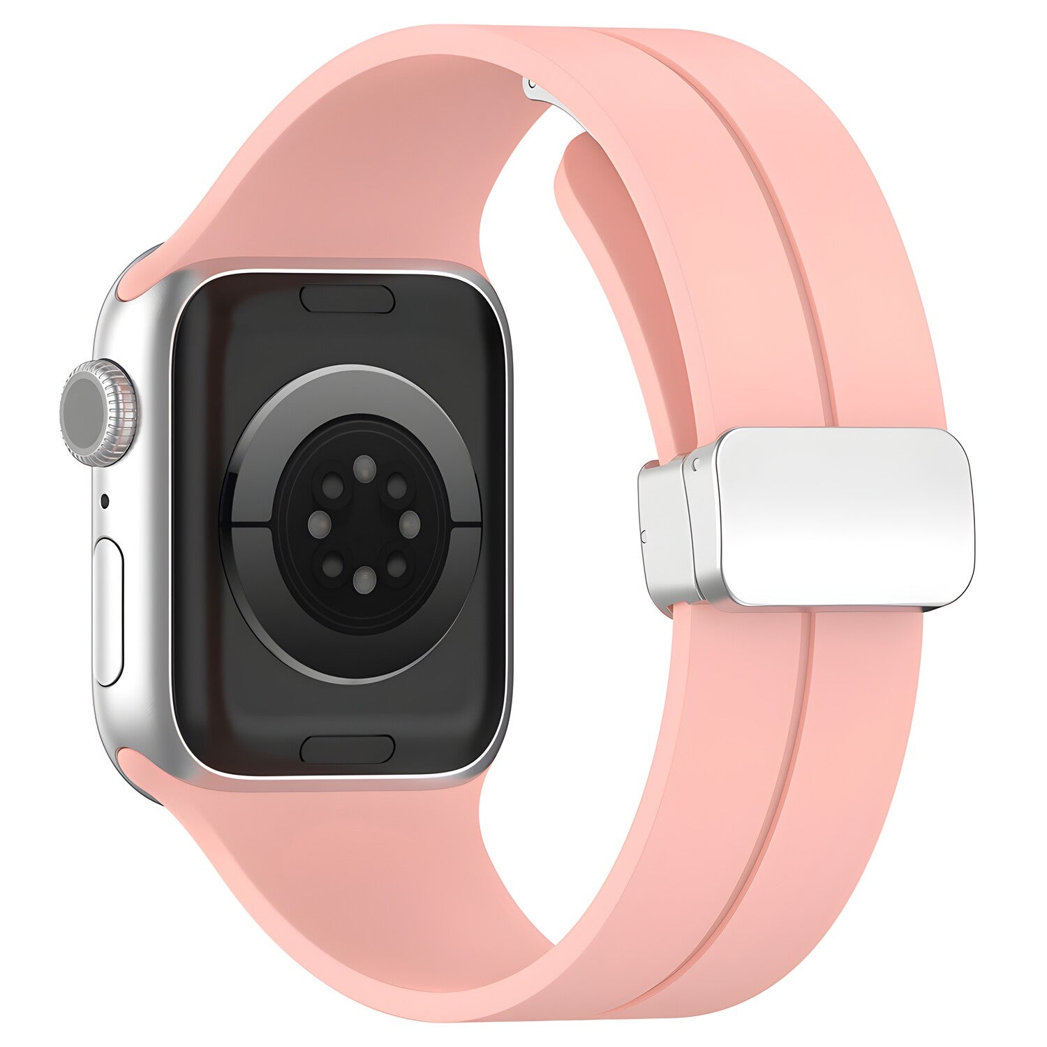 Techsuit - Zamjenski remen - Apple Watch 1 / 2 / 3 / 4 / 5 / 6 / 7 / 8 / 9 / SE / SE 2 / Ultra / Ultra 2 (42 / 44 / 45 / 49mm) - Ružičasta KP29287