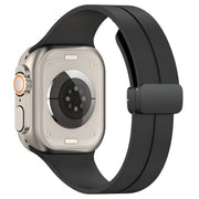 Techsuit - Zamjenski remen - Apple Watch 1 / 2 / 3 / 4 / 5 / 6 / 7 / 8 / 9 / SE / SE 2 / Ultra / Ultra 2 (42 / 44 / 45 / 49mm) - Crna KP29285