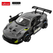 Licencirani auto na daljinsko upravljanje 1:18 Porsche 911 GT2 RS Clubsport RASTAR - sivi