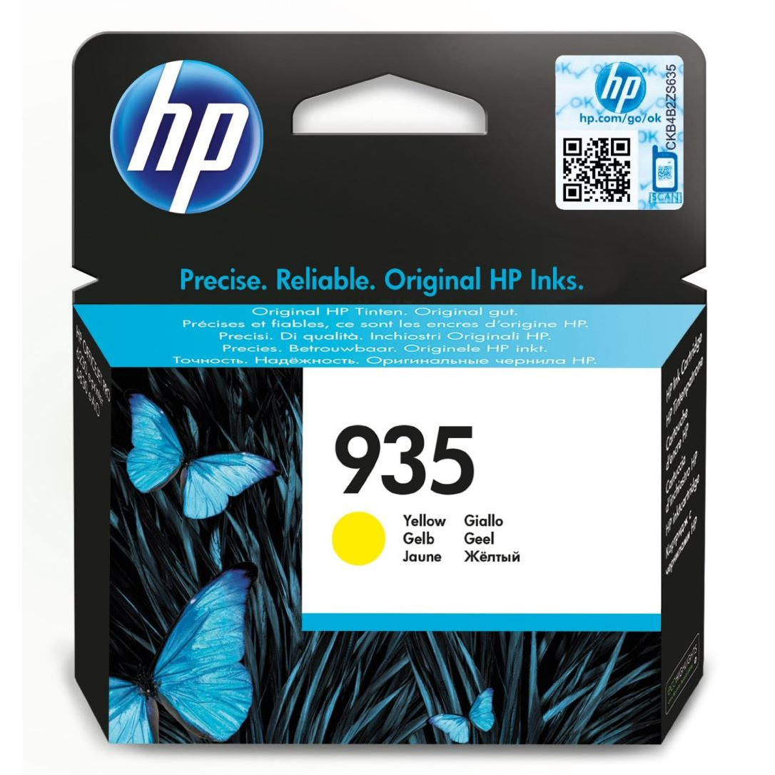HP 935 Yellow Original Ink Cartridge spremnik s tintom 1 kom Standardni prinos Žuto