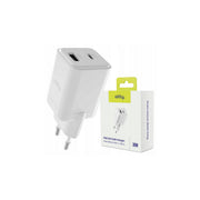 ALLITY zidni punjač GaN PD QC ATC-01-30WAC 1x USB-C 1x USB-A 30W bijeli