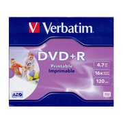 Verbatim DVD+R Printable 4,7 GB 1 kom