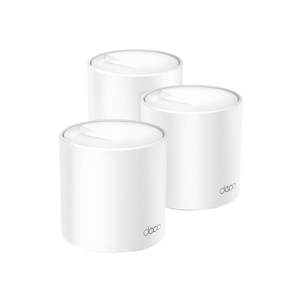 TP-Link Deco X50 (2-pack) Dvofrekvencijski (2,4 GHz / 5 GHz) Wi-Fi 6 (802.11ax) Bijelo 3 Unutarnji