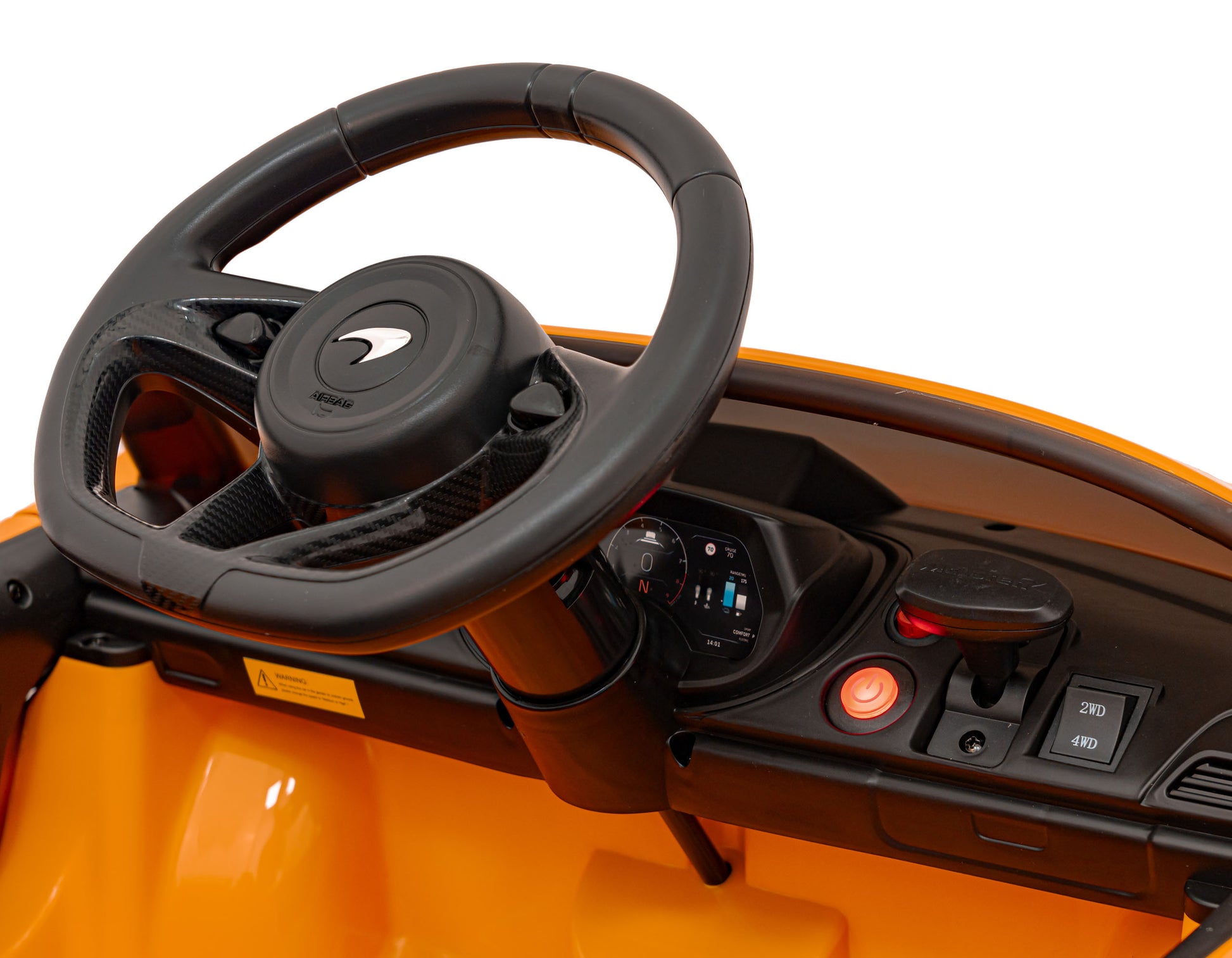 Licencirani auto na akumulator Mclaren Artura 4x4 - narančasti