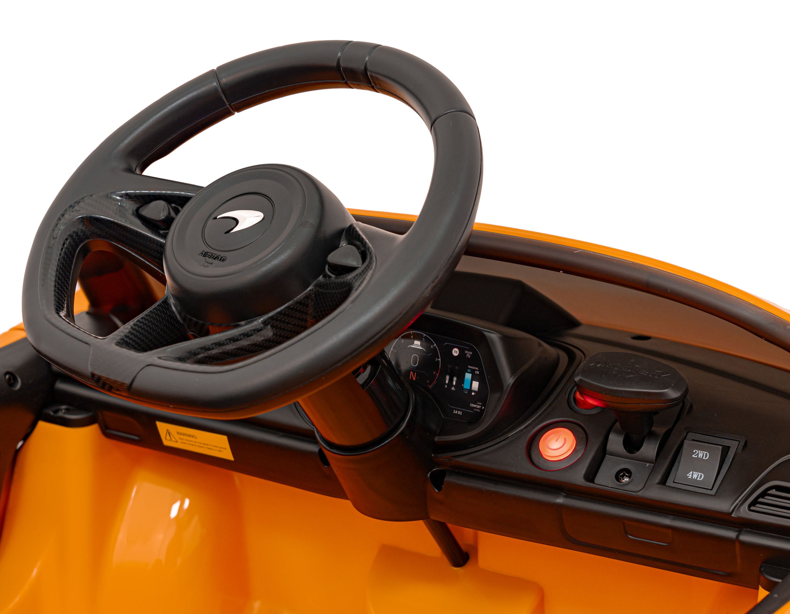 Licencirani auto na akumulator Mclaren Artura 4x4 - narančasti