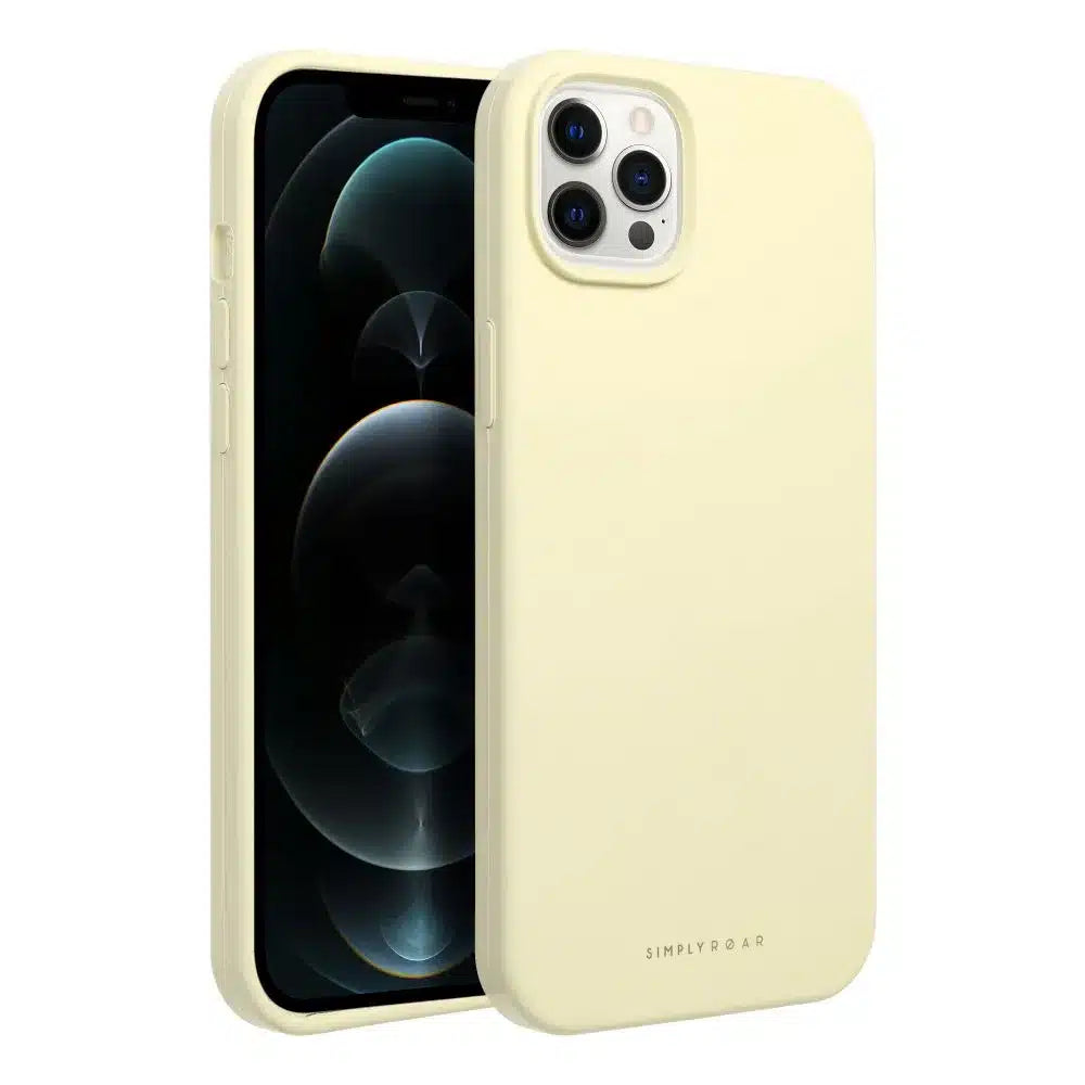 Roar Cloud-Skin maska za iPhone 12 Pro svijetlo žuta