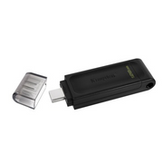 Kingston Technology DataTraveler 70 USB izbrisivi memorijski pogon 128 GB USB Tip-C 3.2 Gen 1 (3.1 Gen 1) Crno