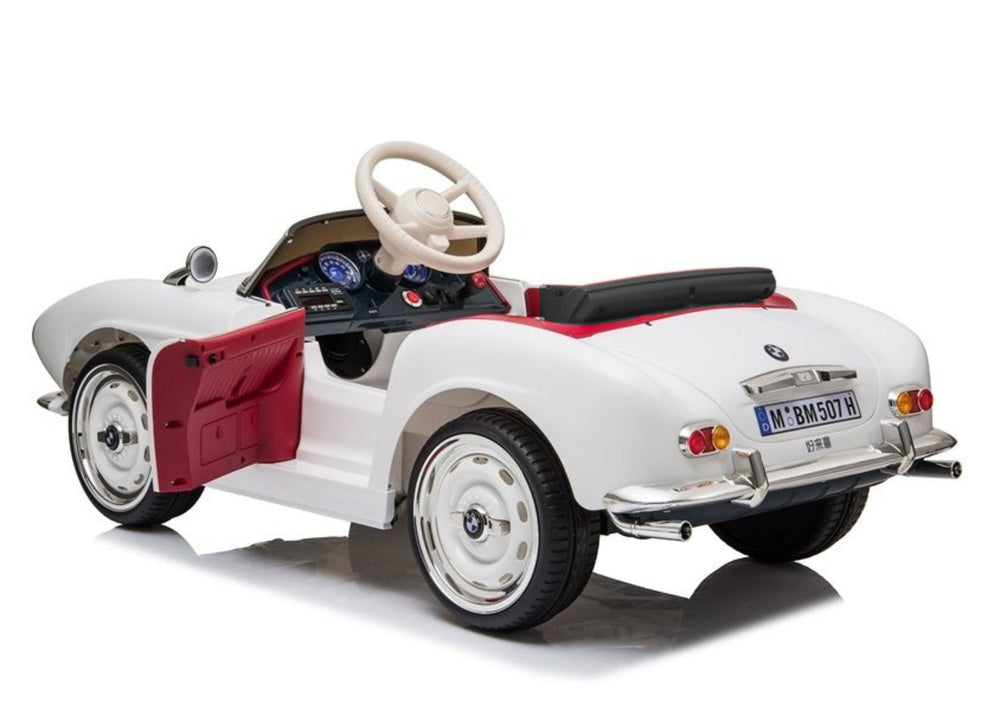 Licencirani auto na akumulator BMW Retro - bijeli