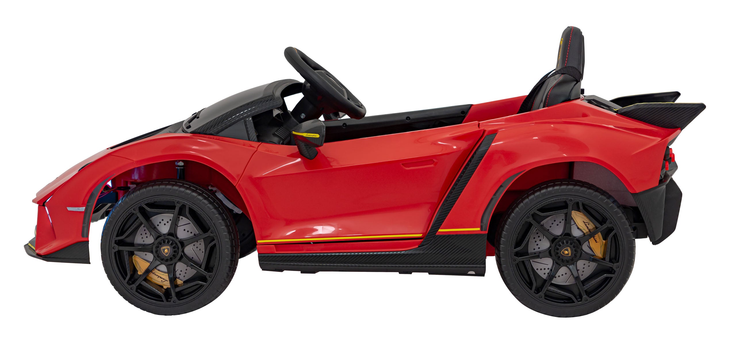 Licencirani auto na akumulator Lamborghini Invencible - crveni