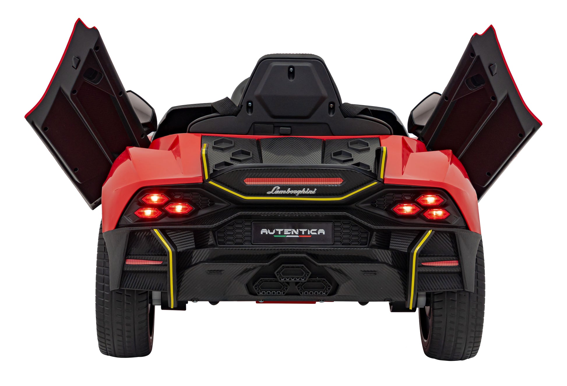 Licencirani auto na akumulator Lamborghini Invencible - crveni
