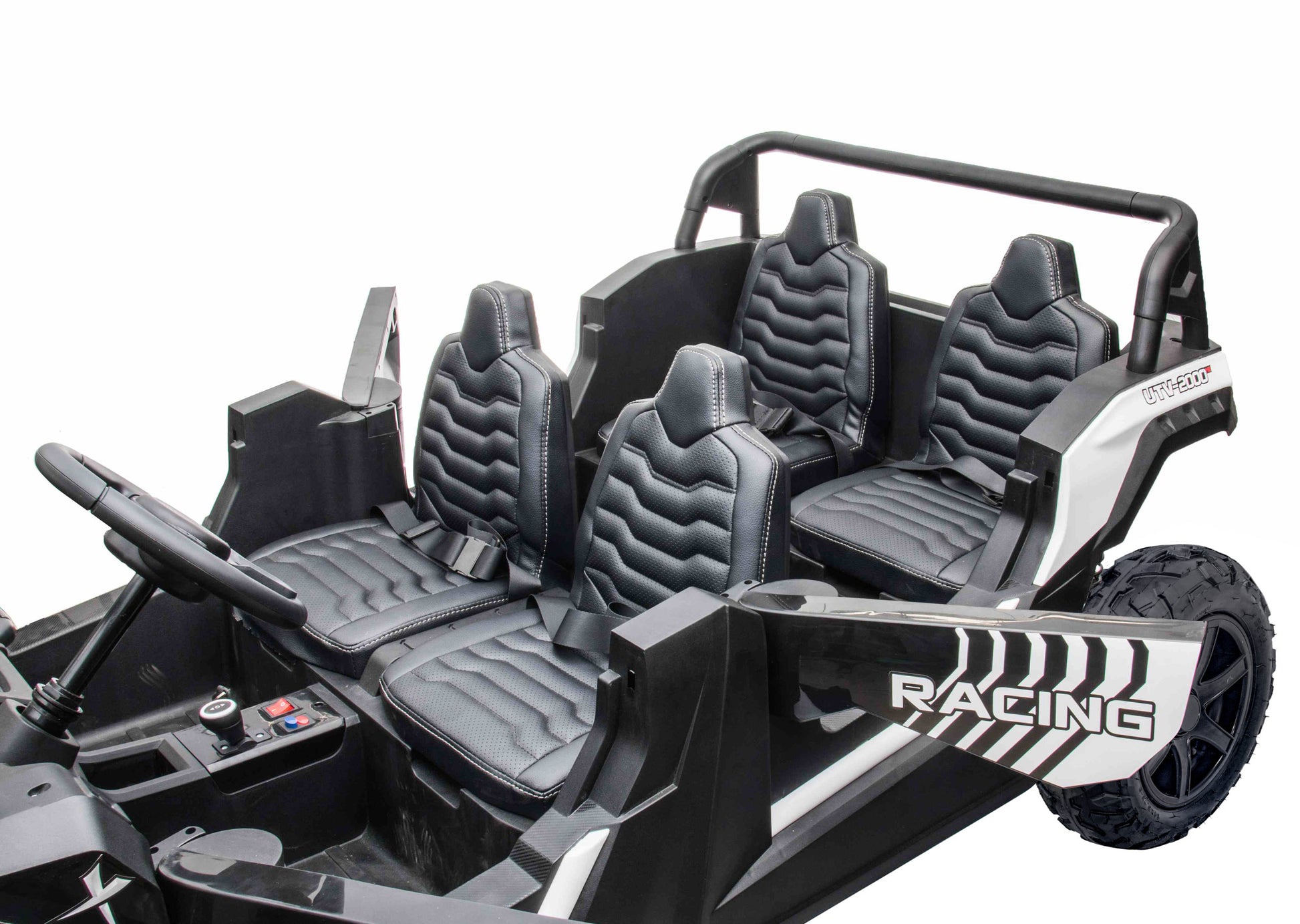 Buggy na akumulator za 4 osobe ATV RACING UTV2000 4x4 - crveni