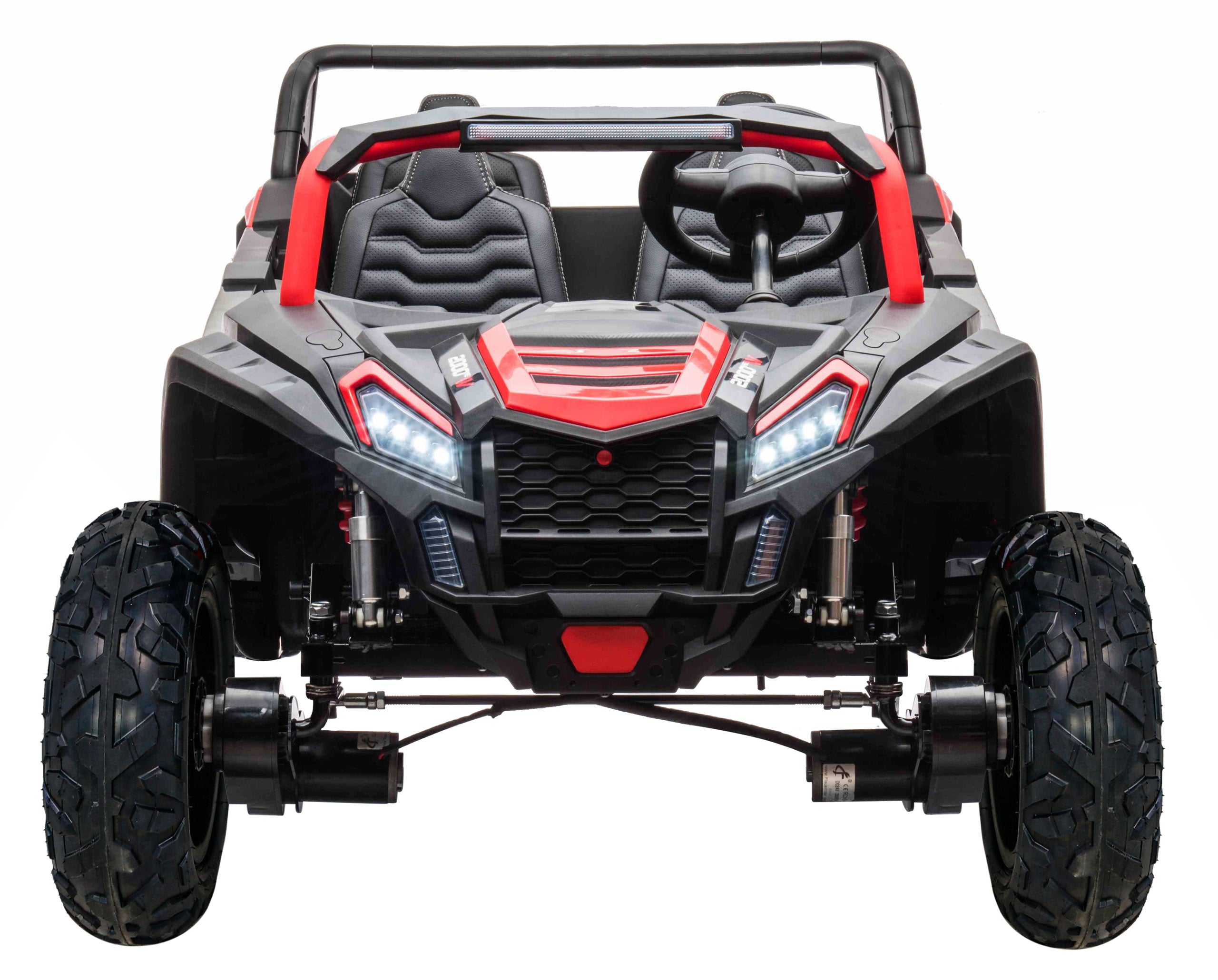 Buggy na akumulator za 4 osobe ATV RACING UTV2000 4x4 - crveni