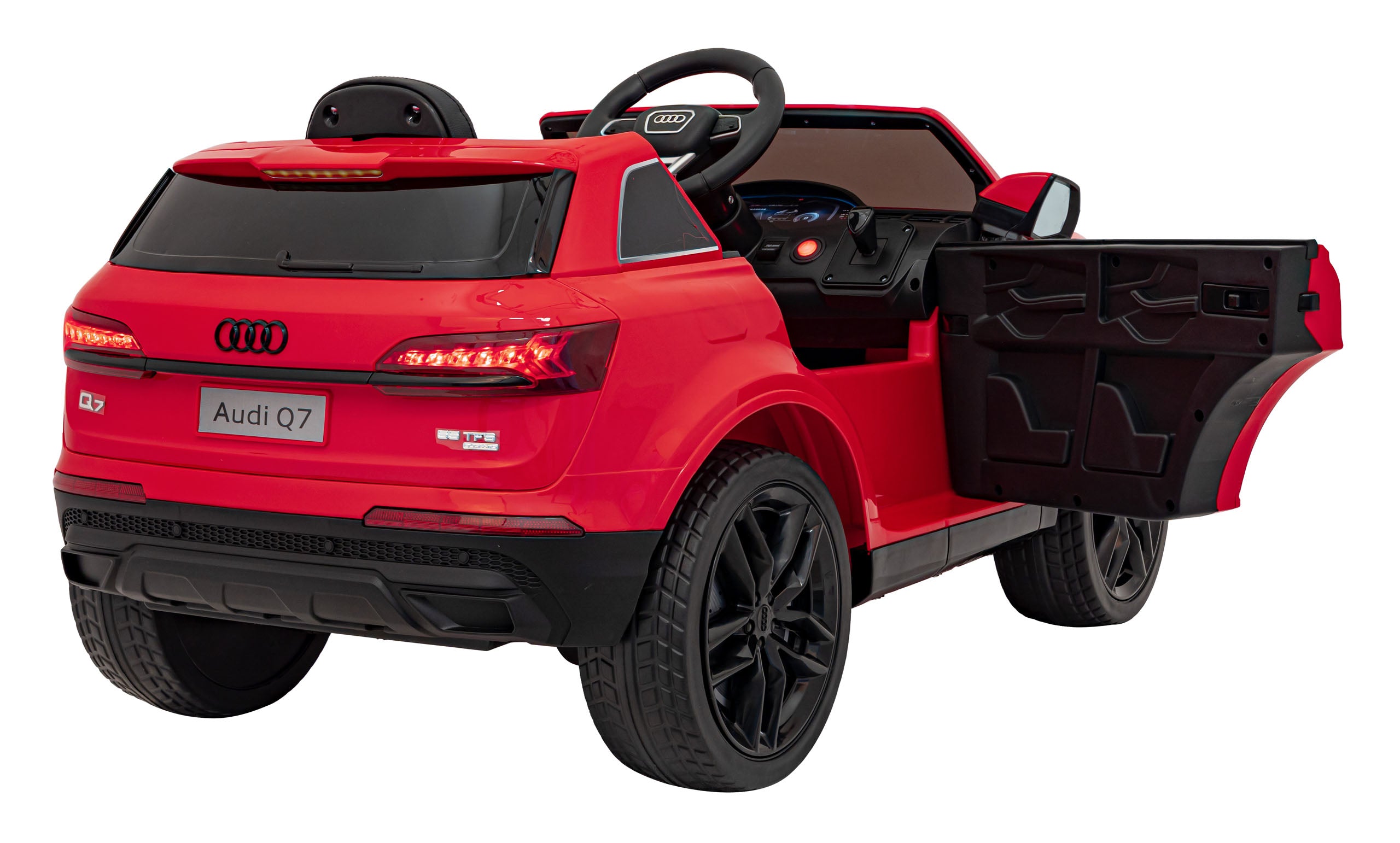 Licencirani auto na akumulator Audi Q7 NEW LIFT - crveni