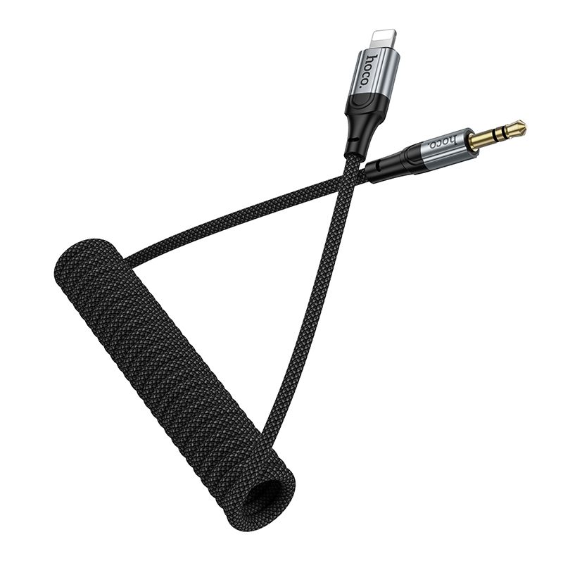 Hoco AUX kabel Jack 3,5 mm na Lightning 1,5 m UPA33A crni