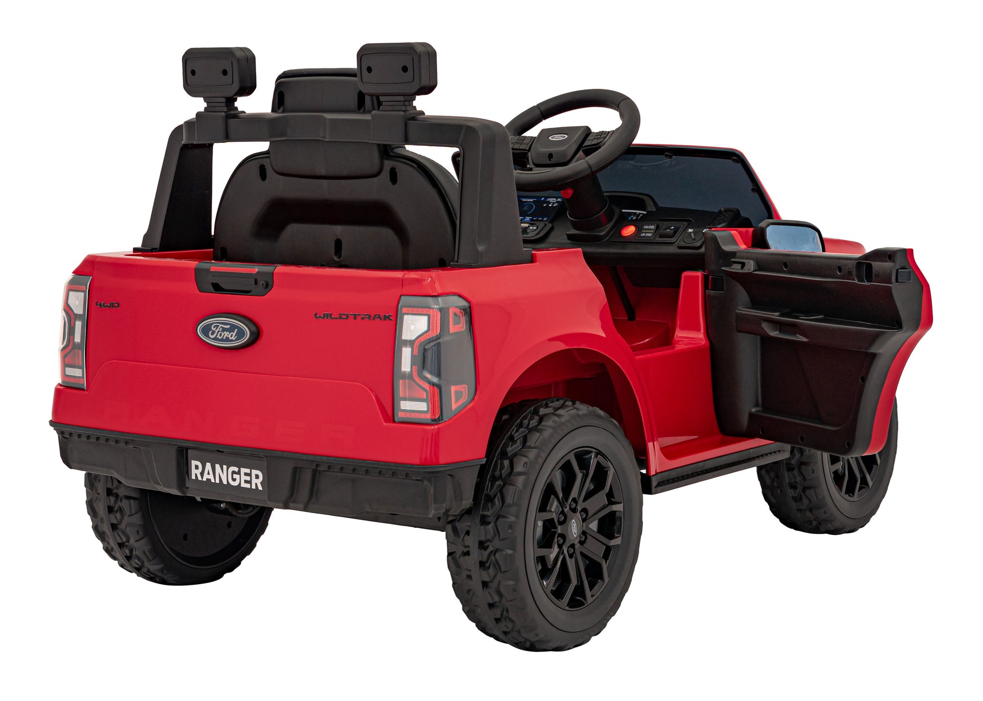 Licencirani auto na akumulator Ford Ranger LIFT - crveni
