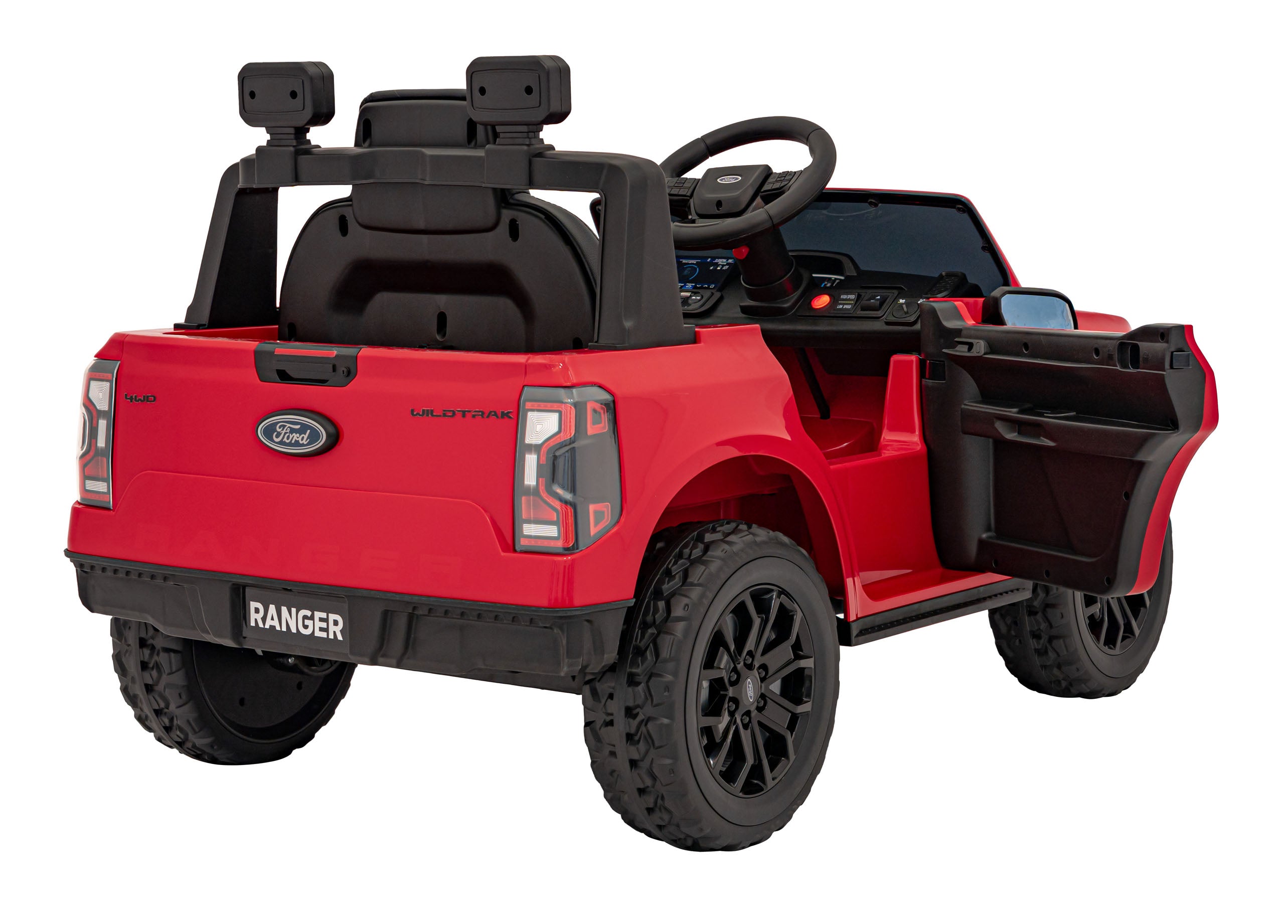 Licencirani auto na akumulator Ford Ranger LIFT - crveni