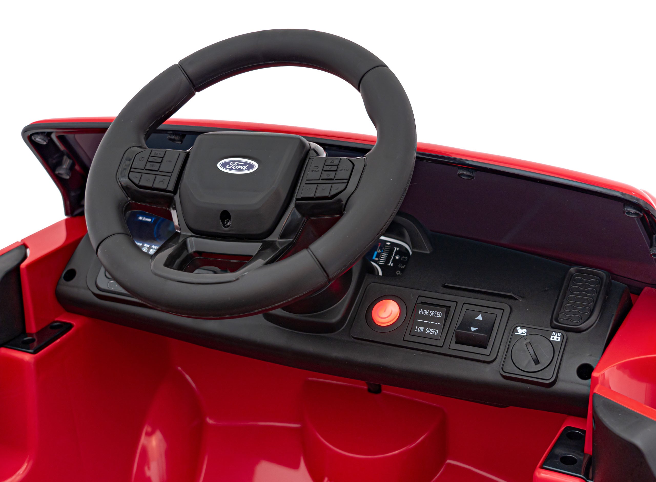 Licencirani auto na akumulator Ford Ranger LIFT - crveni