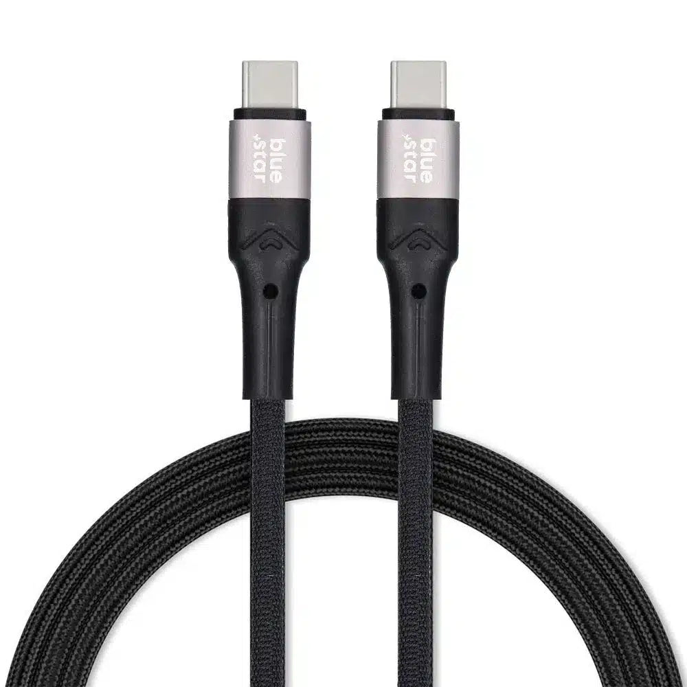 Blue Star pleteni kabel s USB C na USB C konektorom 3A 60W 2m