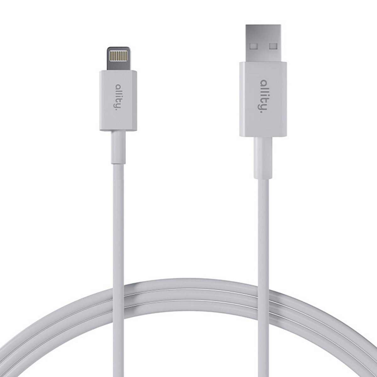 ALLITY kabel USB-a na Lightning 1.0m 2,4A BIJELI