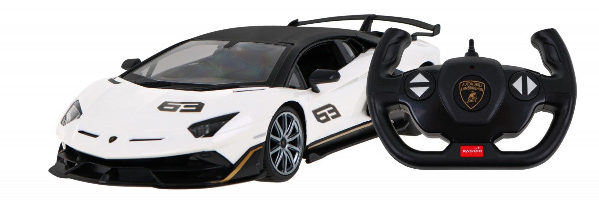 Licencirani auto na daljinsko upravljanje Lamborghini Aventador SVJ Performance 1:14 RASTAR - bijeli