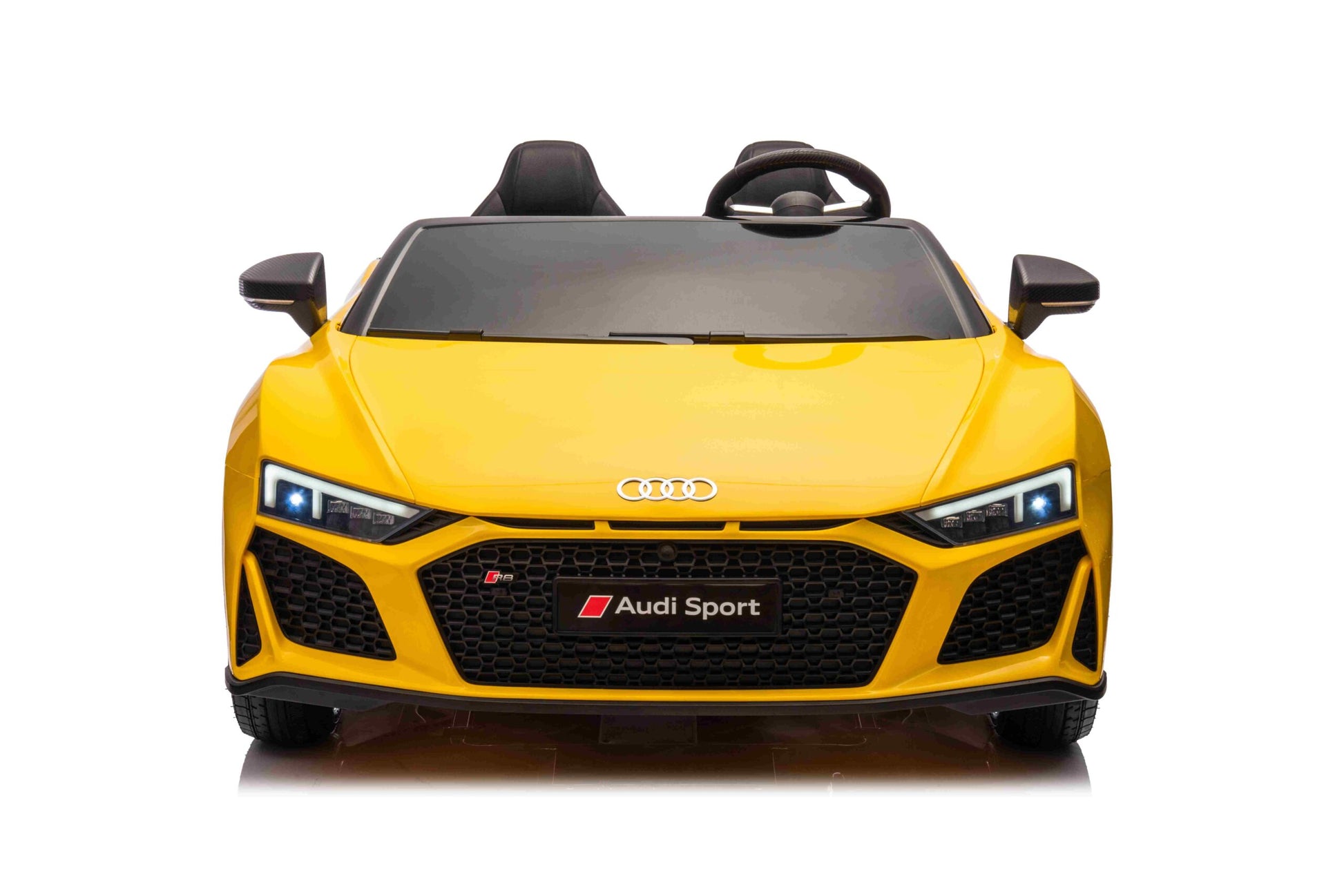 Licencirani auto na akumulator Audi R8 Spyder LIFT - dvosjed - žuti