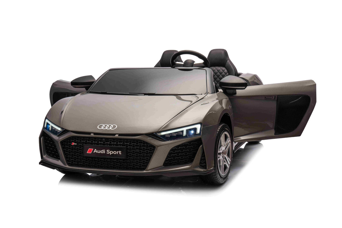 Licencirani auto na akumulator Audi R8 Spyder LIFT - dvosjed - Sivi