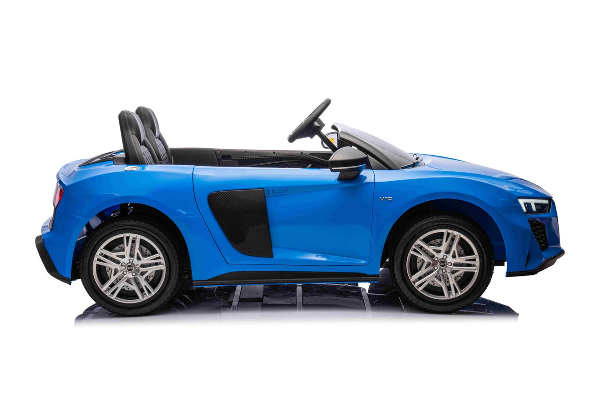 Licencirani auto na akumulator Audi R8 Spyder LIFT - dvosjed - Plavi