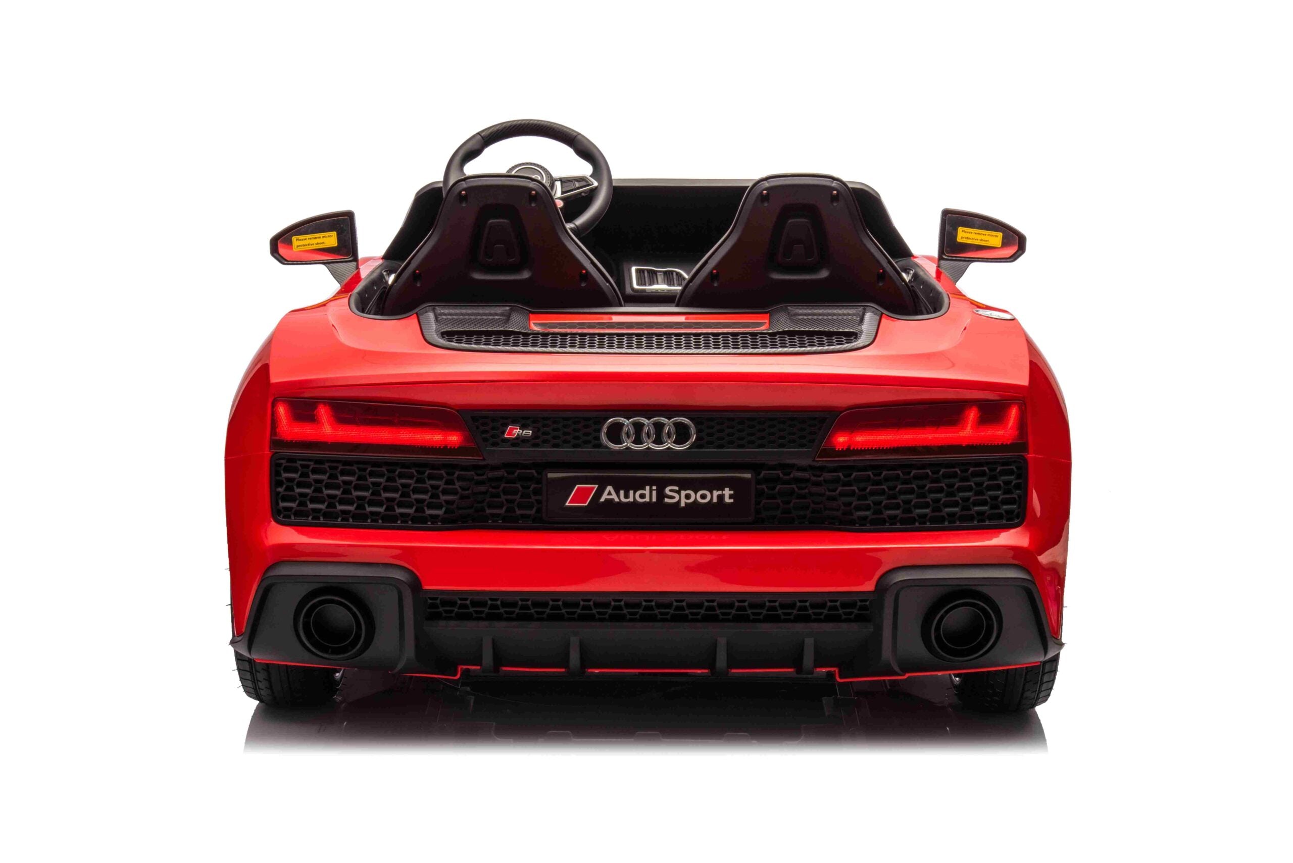 Licencirani auto na akumulator Audi R8 Spyder LIFT - dvosjed - crveni